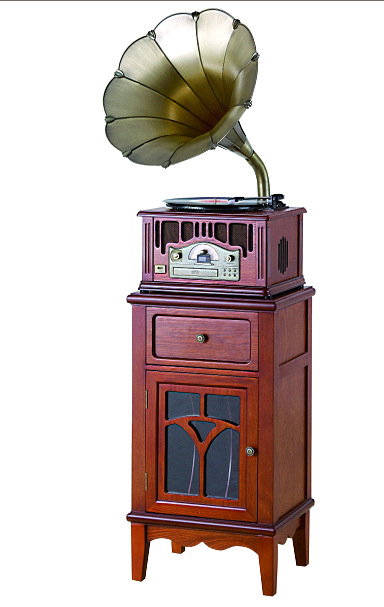 留声机 立柜黑胶唱机CD机 浪漫情怀 温馨家居装饰品 欧式复古工艺